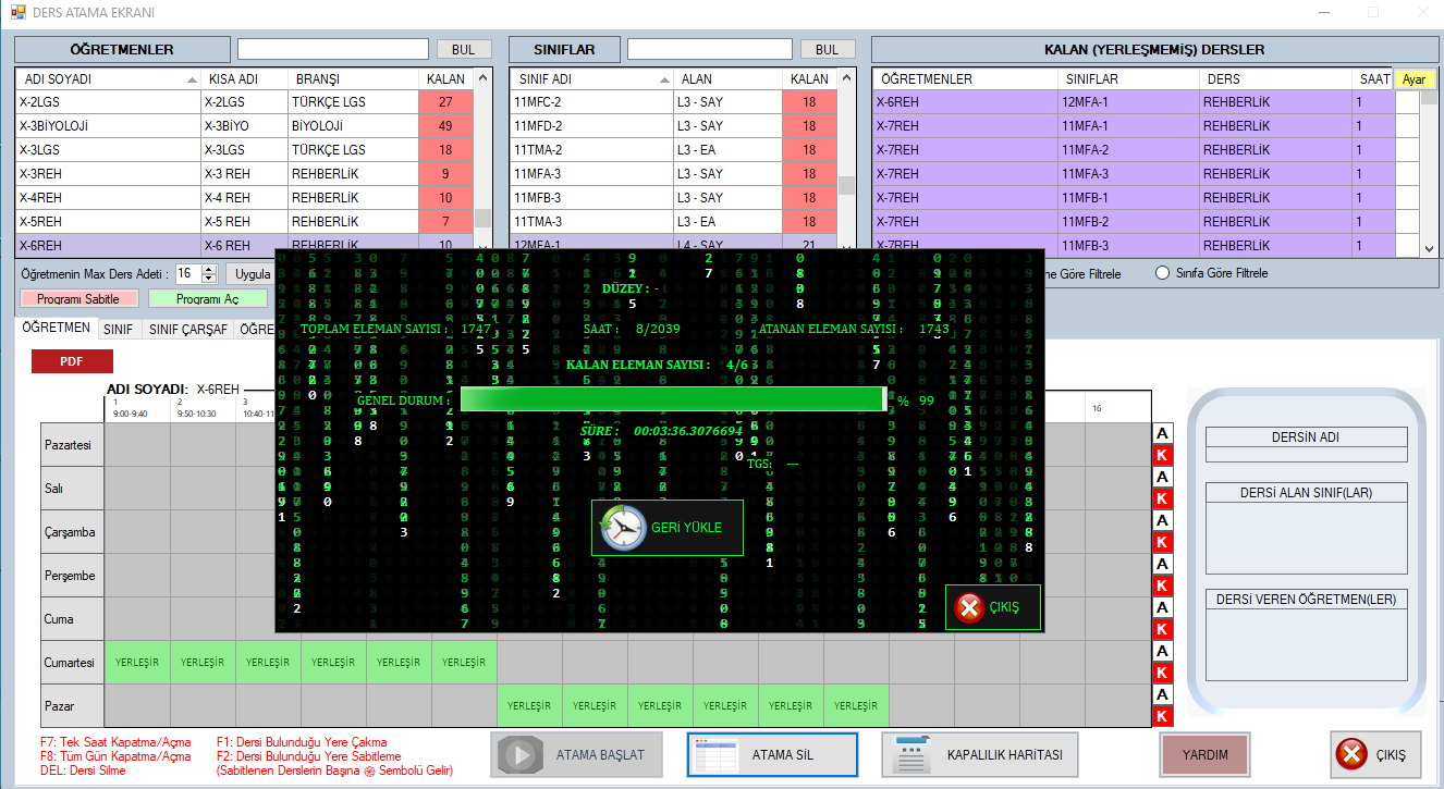 Matrix Efektli Atama Motoru